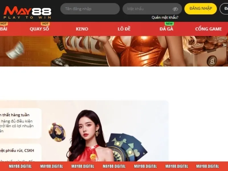 Một số sự cố thường gặp khi bet thủ đăng nhập May88