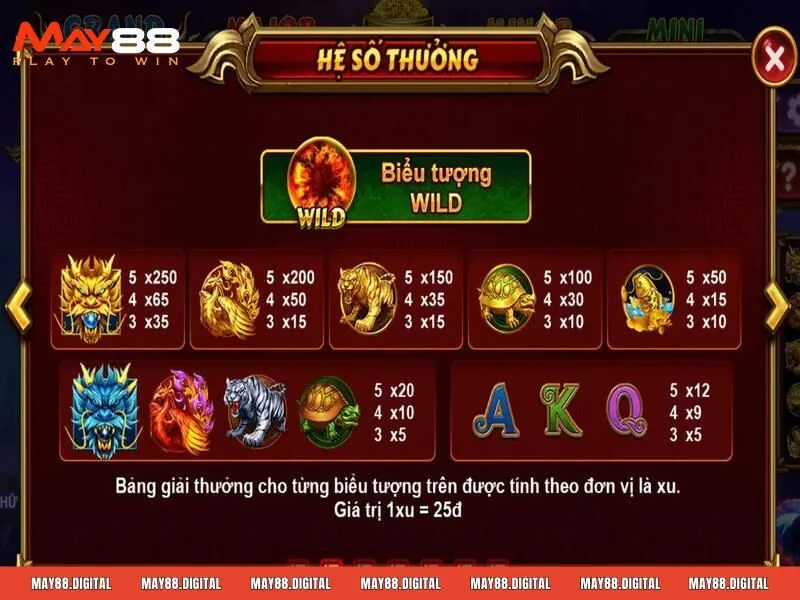 Hãy tăng mức cược để gia tăng cơ hội trúng jackpot